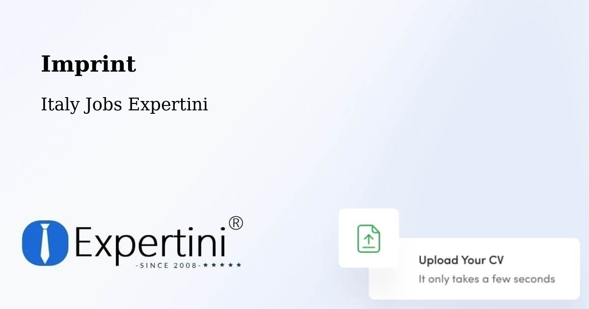 Imprint – Fidenza - Italy Jobs Expertini